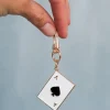 ACE OF SPADES BAG CHARM