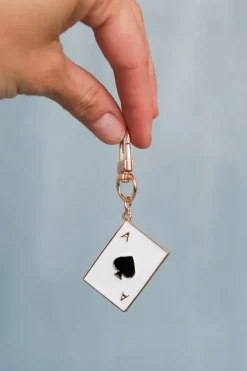 ACE OF SPADES BAG CHARM