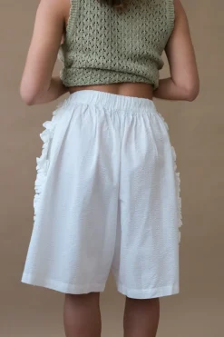 ADELE RUFFLE SHORTS