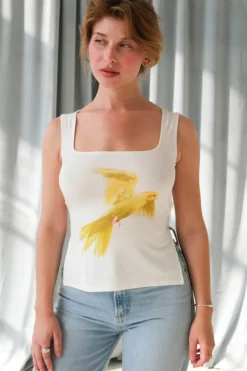 ALICE SQUARE NECK TOP