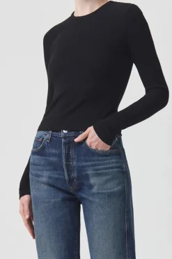 ALMA SHRUNKEN CREW NECK
