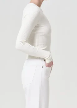 ALMA SHRUNKEN CREW NECK L
