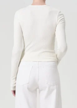 ALMA SHRUNKEN CREW NECK L