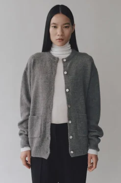 ALPACA BLEND RELAXED CARDIGAN