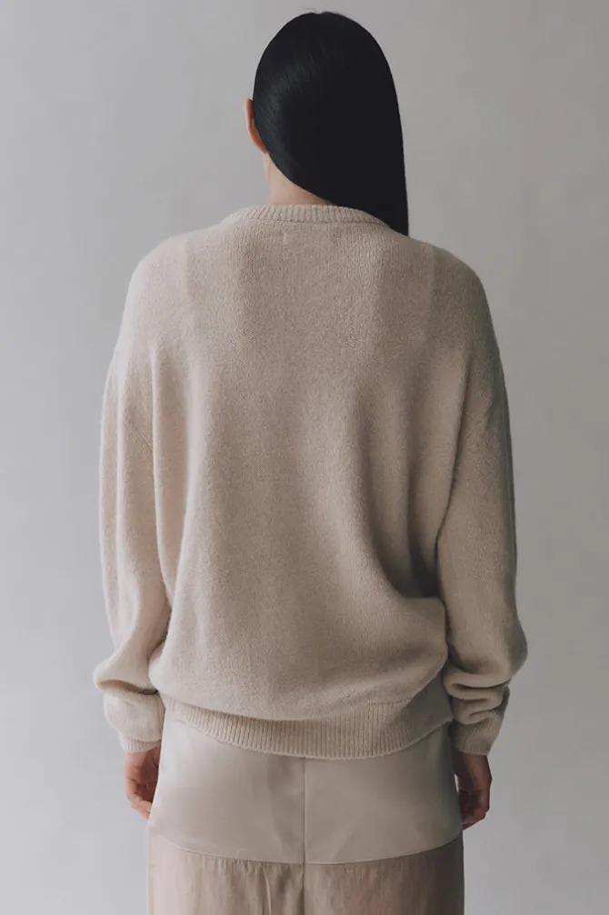 ALPACA BLEND RELAXED CARDIGAN