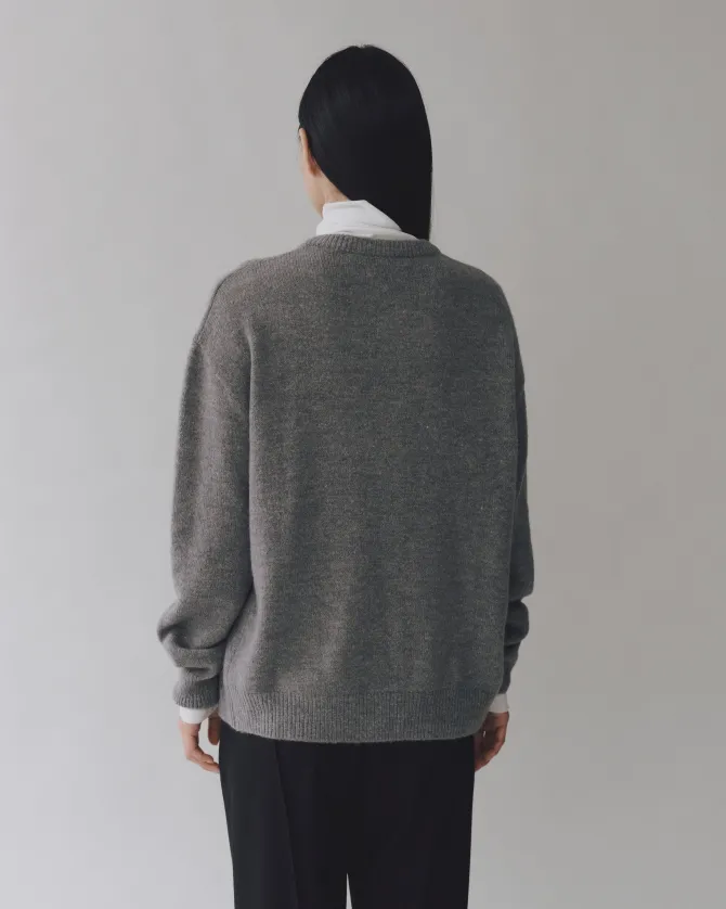 ALPACA BLEND RELAXED CARDIGAN