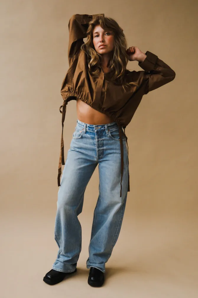 AYLA BAGGY JEAN SKYLIGHT