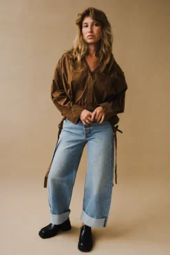 AYLA BAGGY JEAN SKYLIGHT