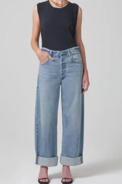 AYLA BAGGY JEAN SKYLIGHT