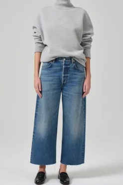 AYLA RAW HEM CROP