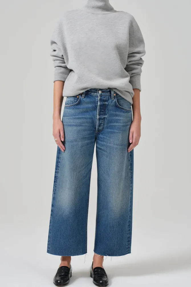 AYLA RAW HEM CROP