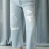 AYLA RAW HEM CROP