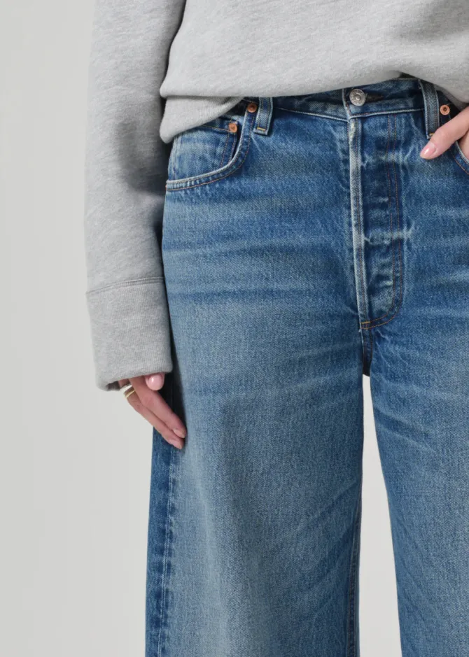 AYLA RAW HEM CROP