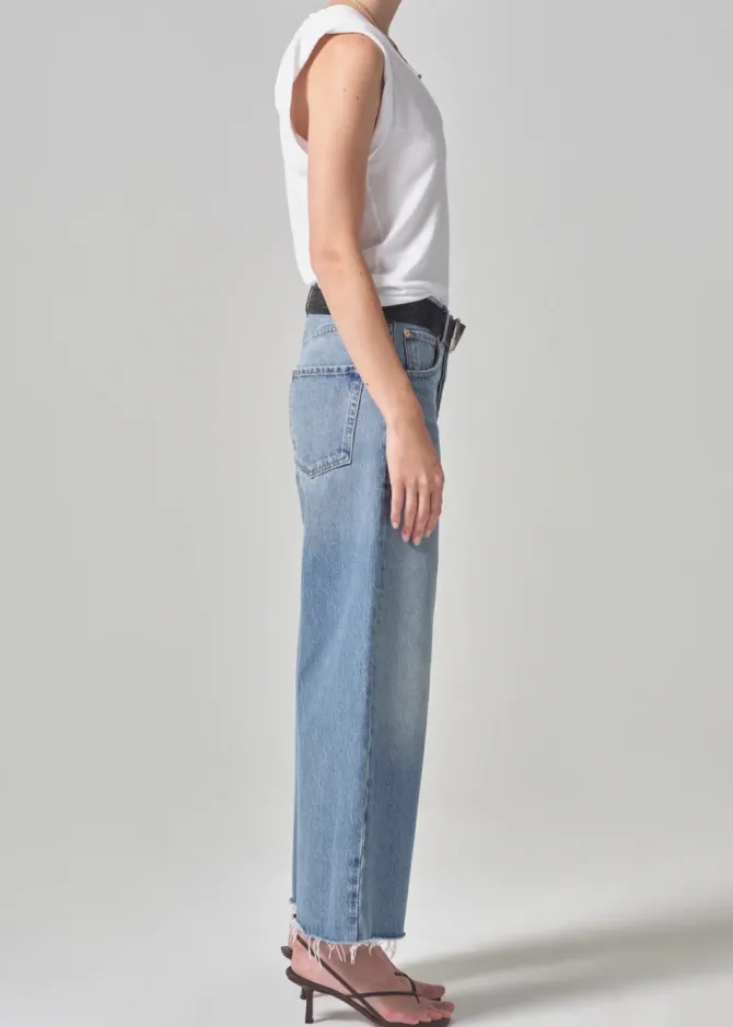 AYLA RAW HEM CROP