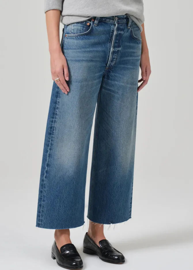 AYLA RAW HEM CROP