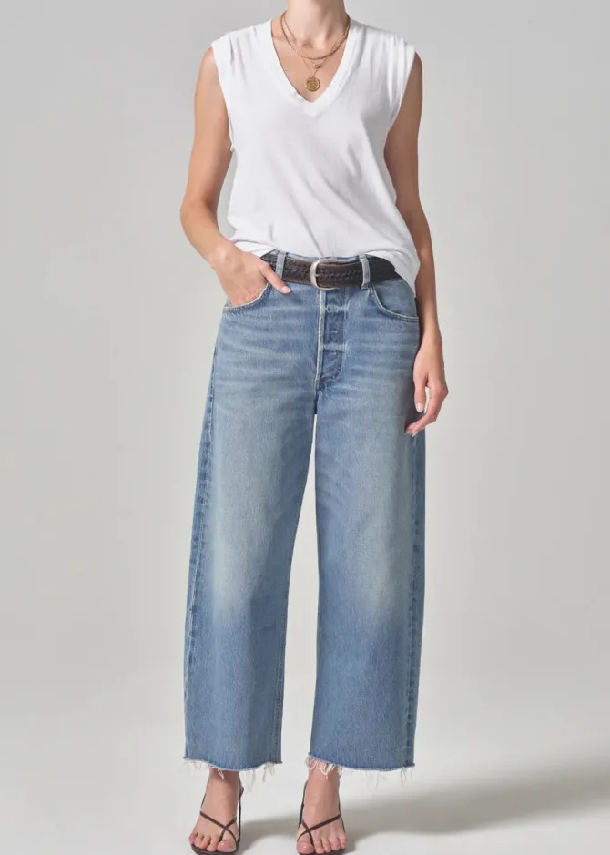 AYLA RAW HEM CROP