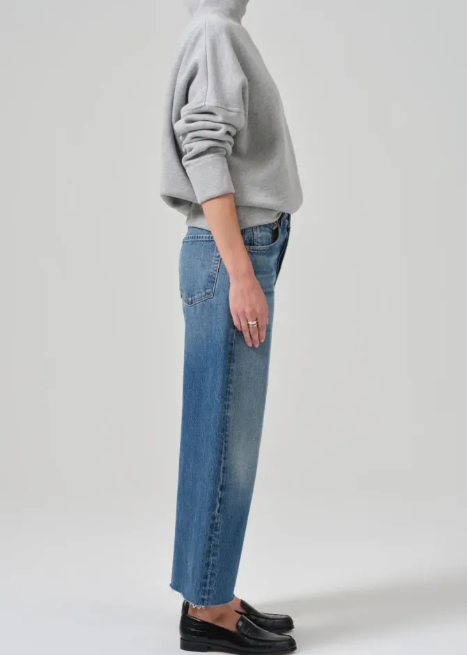 AYLA RAW HEM CROP