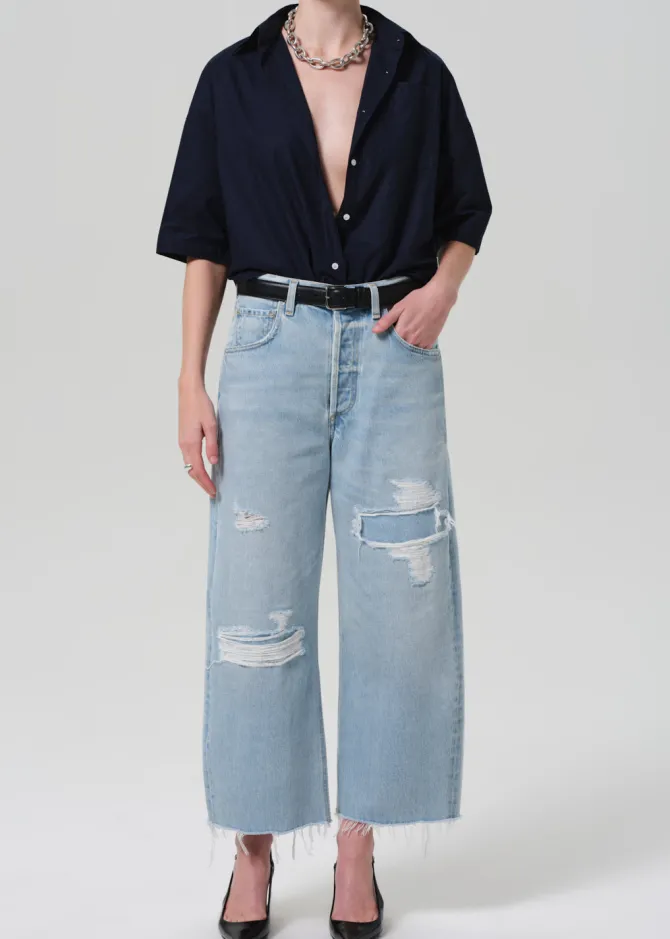 AYLA RAW HEM CROP