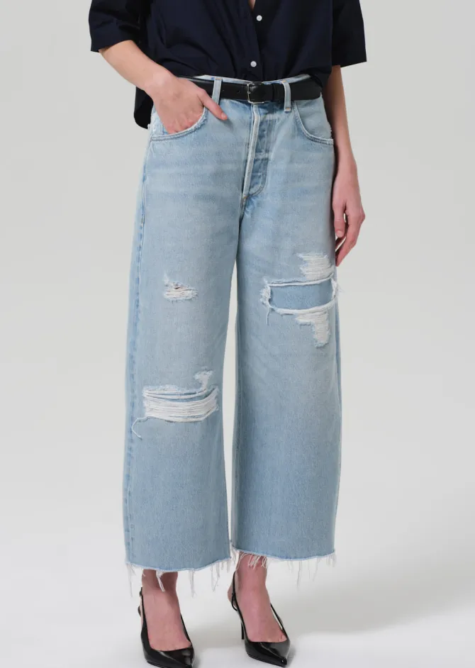 AYLA RAW HEM CROP