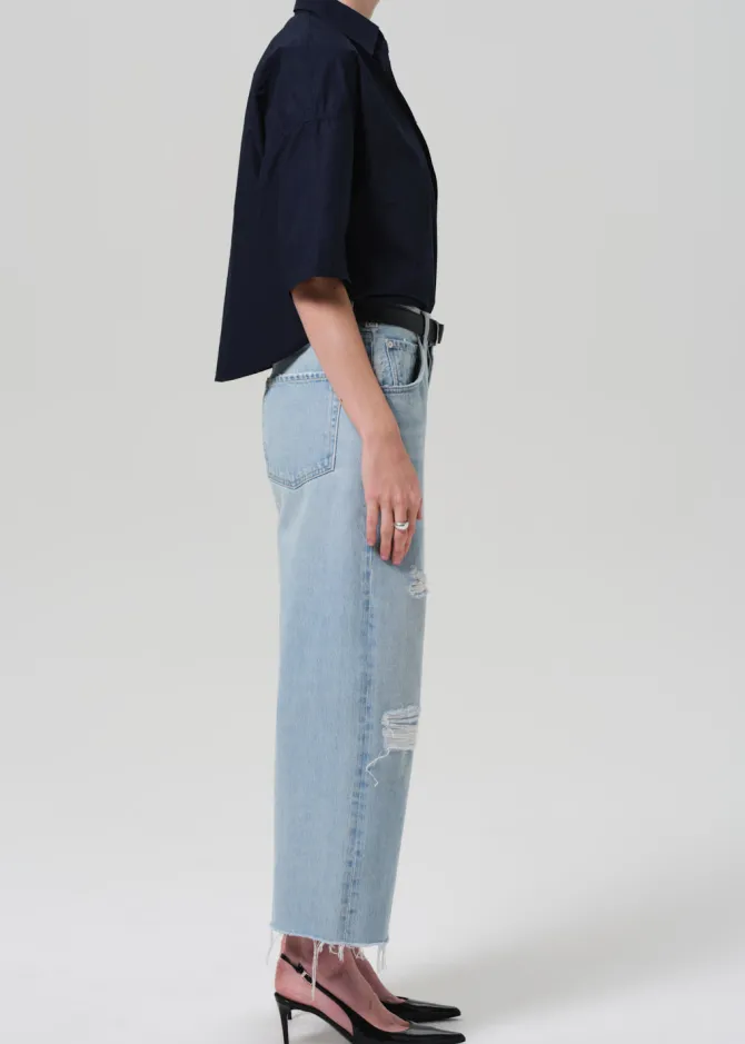 AYLA RAW HEM CROP