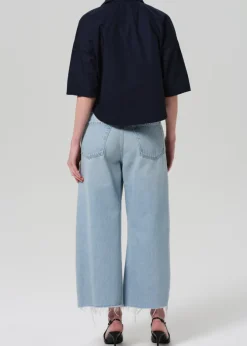 AYLA RAW HEM CROP