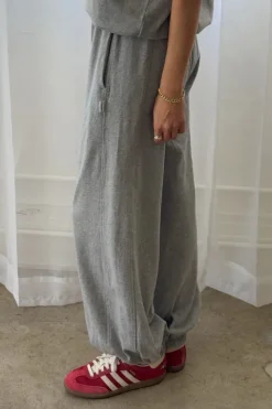 BALLOON PANTS HEATHER GREY