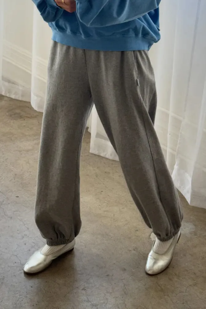 BALLOON PANTS HEATHER GREY