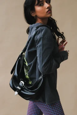 BELTED HOBO MEDIUM