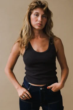 BLONDIE TANK VINTAGE BLACK