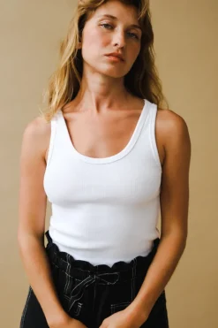 BLONDIE TANK WHITE