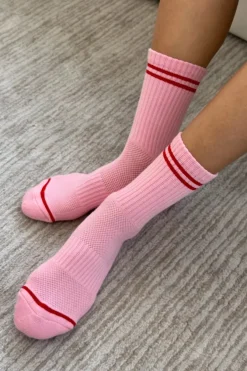 BOYFRIEND SOCKS AMOUR PINK