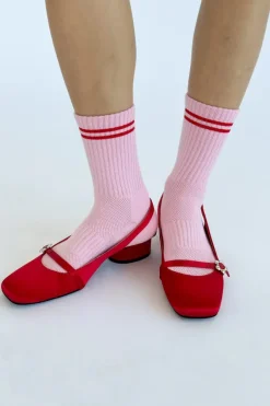 BOYFRIEND SOCKS AMOUR PINK