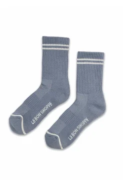 BOYFRIEND SOCKS BLUE GREY