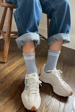 BOYFRIEND SOCKS BLUE GREY