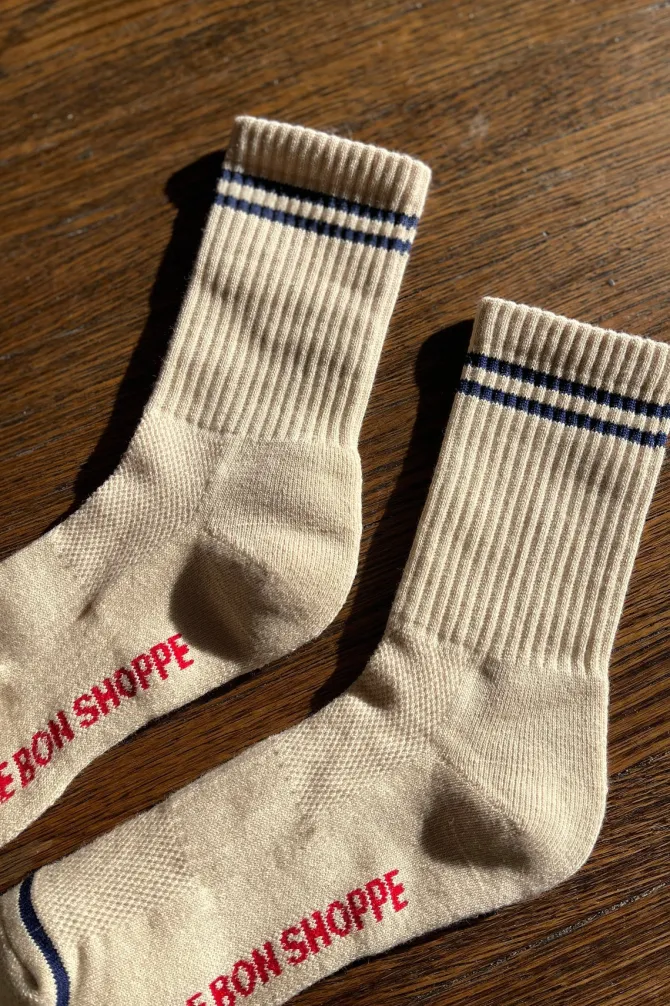 BOYFRIEND SOCKS CASHEW