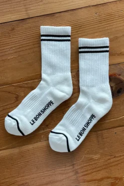 BOYFRIEND SOCKS CLASSIC WHITE