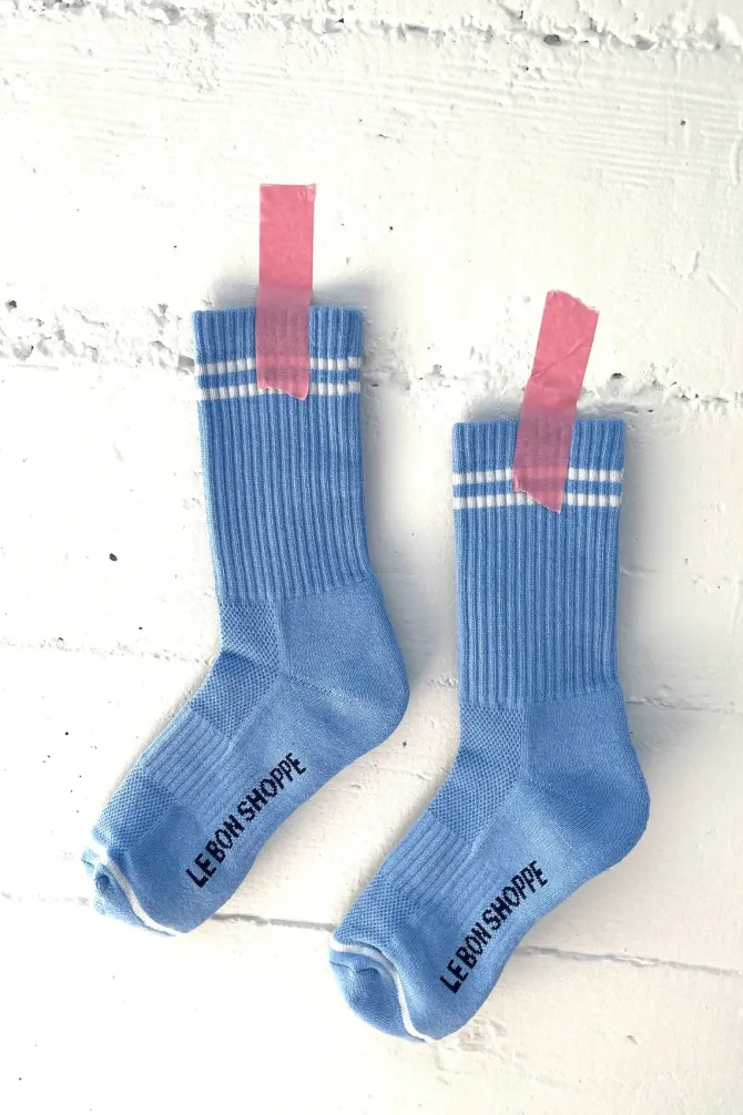 BOYFRIEND SOCKS FRENCH BLUE