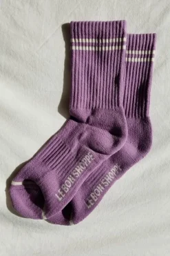 BOYFRIEND SOCKS GRAPE