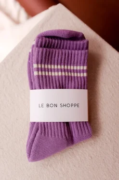 BOYFRIEND SOCKS GRAPE
