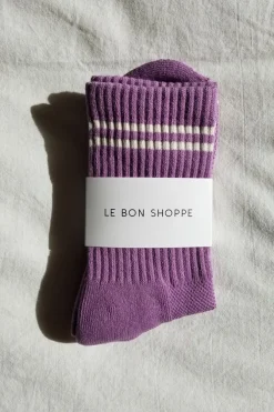 BOYFRIEND SOCKS GRAPE