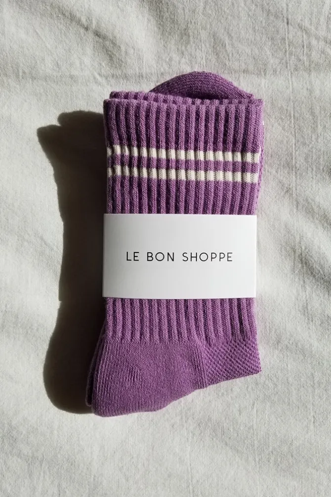 BOYFRIEND SOCKS GRAPE
