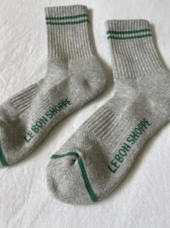 BOYFRIEND SOCKS LIGHT GREY