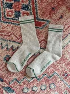 BOYFRIEND SOCKS LIGHT GREY