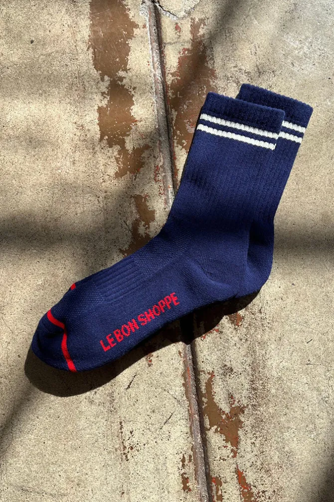 BOYFRIEND SOCKS NAVY