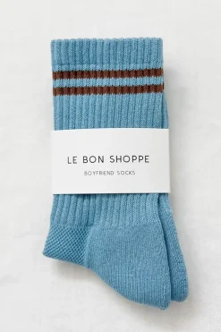 BOYFRIEND SOCKS POWDER BLUE