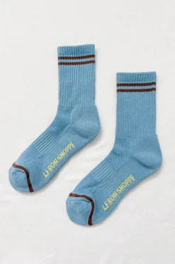 BOYFRIEND SOCKS POWDER BLUE
