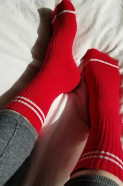BOYFRIEND SOCKS RED