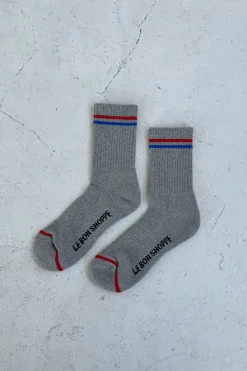 BOYFRIEND SOCKS TRUE GREY