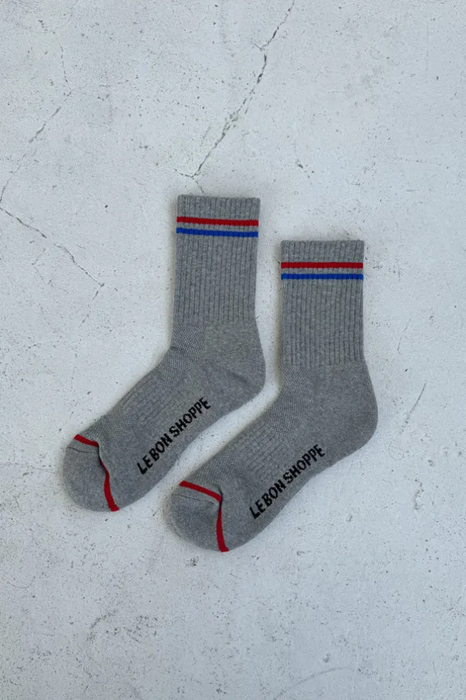 BOYFRIEND SOCKS TRUE GREY
