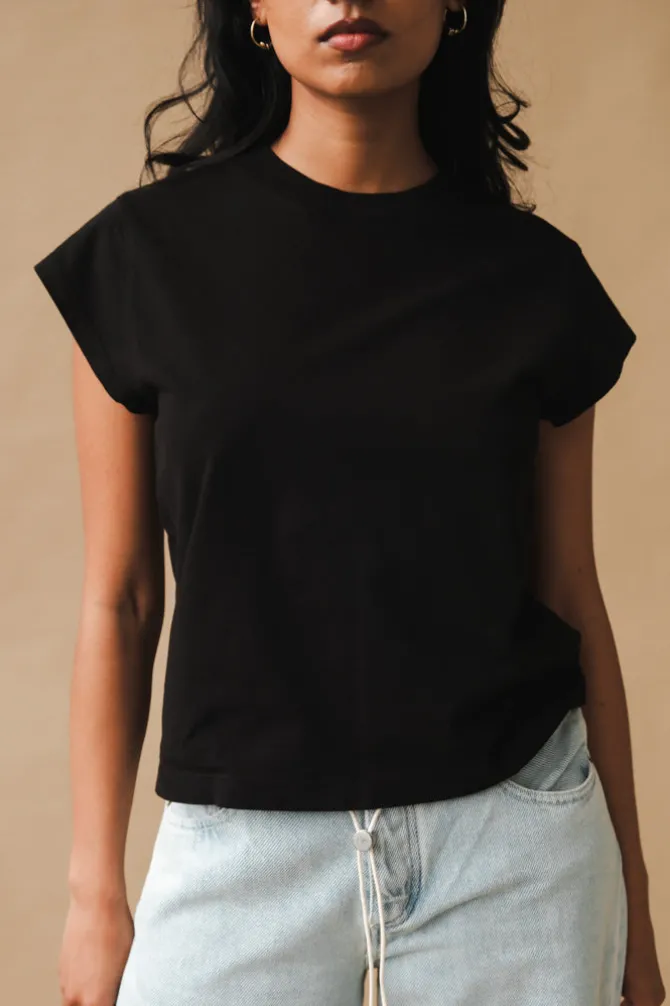 BRYCE CAP SLEEVE TEE